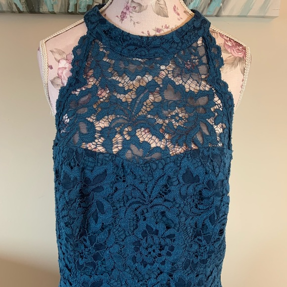 Eliza J lace halter dress - Picture 2 of 8